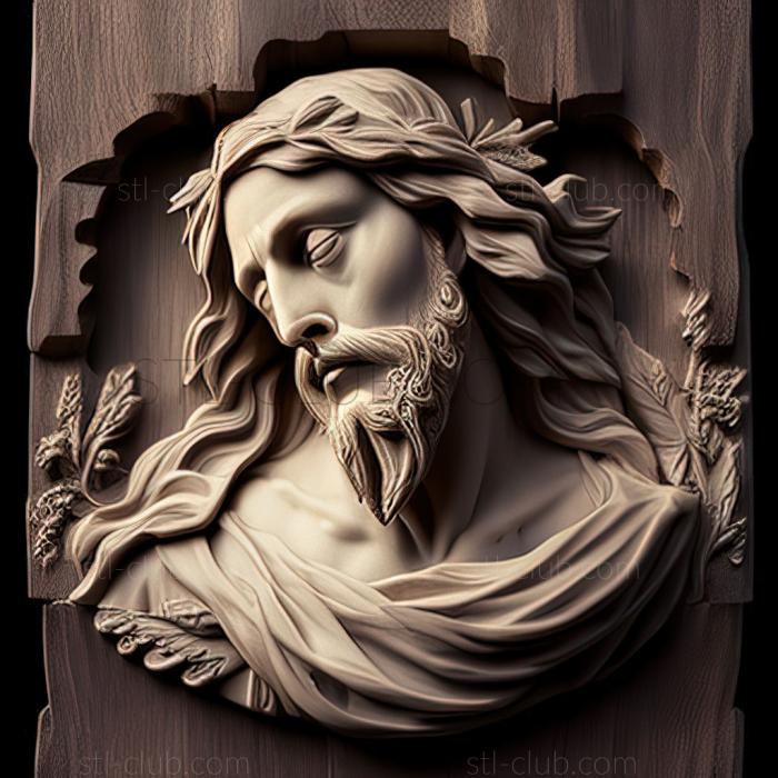 3D model st jesus (STL)